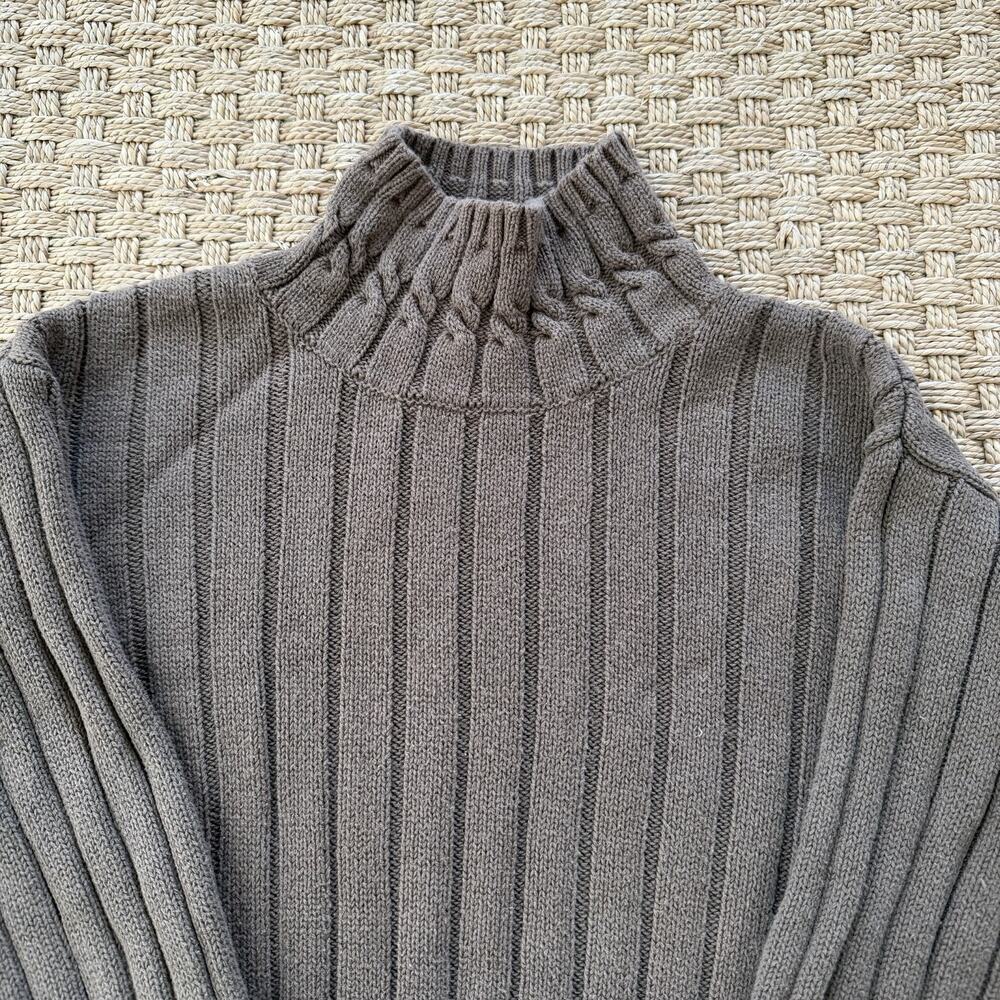 Vintage Talbots Women’s 100% Cotton Mock Neck Sweater Size Small - Picture 2 of 11